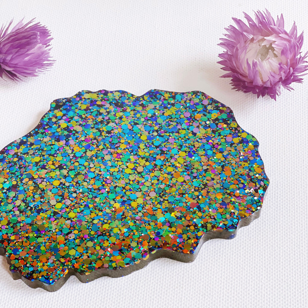 Geodes - coasters and trays